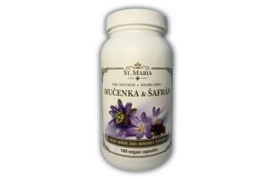 St.Maria MUČENKA Pletní 600mg+ŠAFRÁN 120mg, 180 tobolek